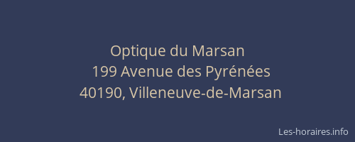 Optique du Marsan