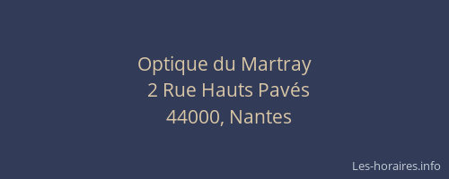 Optique du Martray