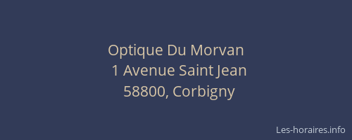 Optique Du Morvan