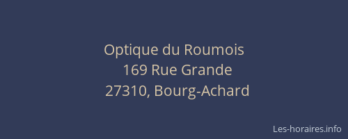 Optique du Roumois
