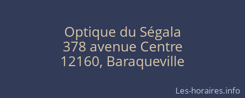 Optique du Ségala