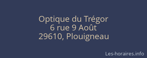 Optique du Trégor