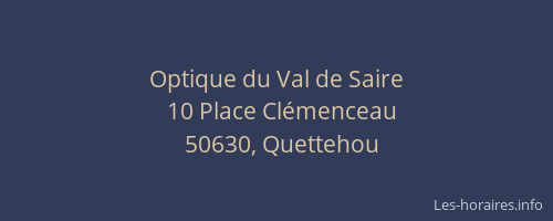 Optique du Val de Saire