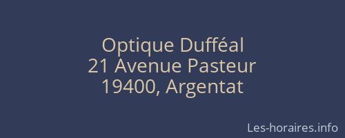 Optique Dufféal