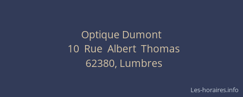 Optique Dumont