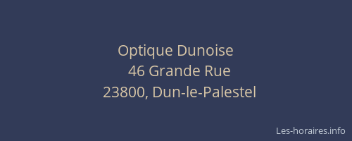 Optique Dunoise