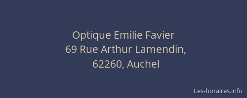 Optique Emilie Favier