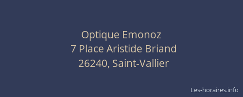 Optique Emonoz