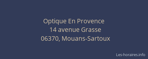 Optique En Provence