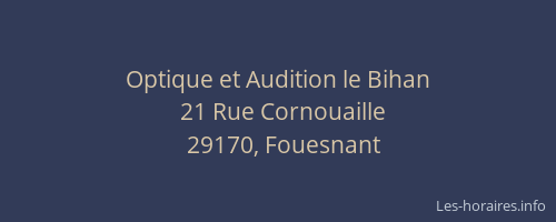 Optique et Audition le Bihan