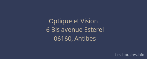 Optique et Vision