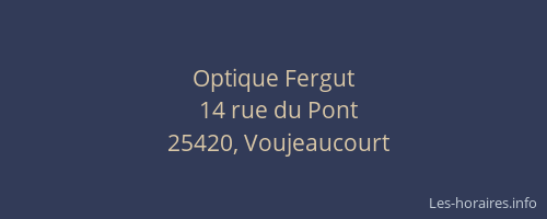 Optique Fergut