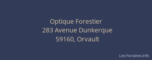 Optique Forestier