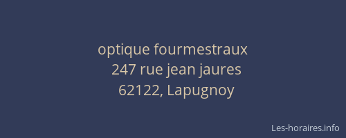 optique fourmestraux