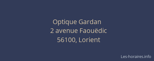 Optique Gardan
