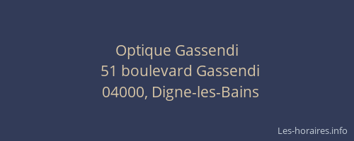 Optique Gassendi