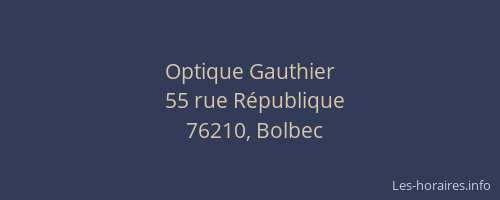 Optique Gauthier