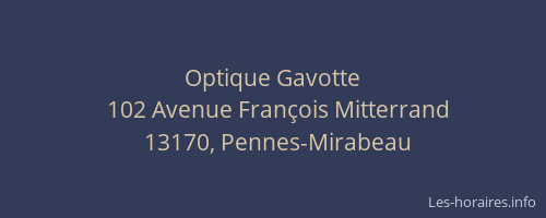 Optique Gavotte