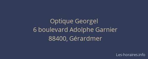 Optique Georgel