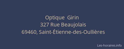 Optique  Girin