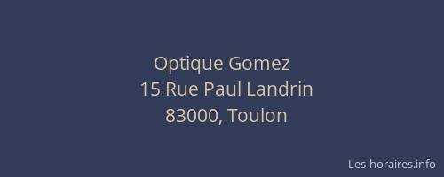 Optique Gomez