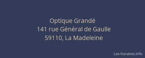 Optique Grandé