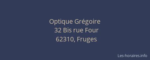 Optique Grégoire