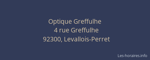 Optique Greffulhe
