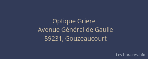 Optique Griere