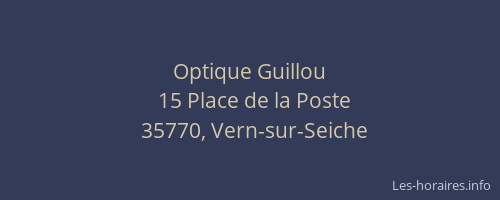 Optique Guillou