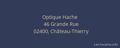 Optique Hache