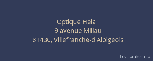 Optique Hela