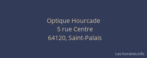 Optique Hourcade