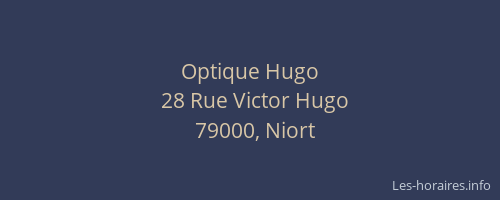 Optique Hugo