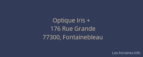 Optique Iris +