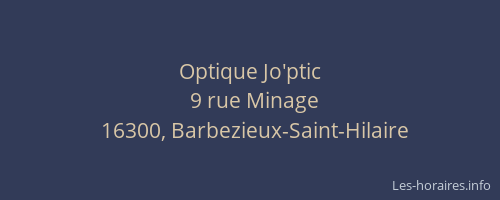 Optique Jo'ptic