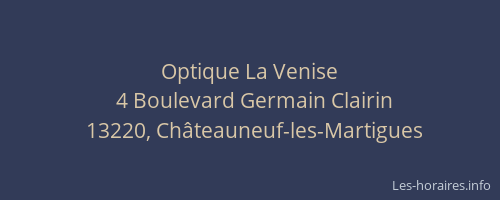 Optique La Venise