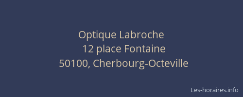 Optique Labroche
