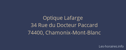 Optique Lafarge