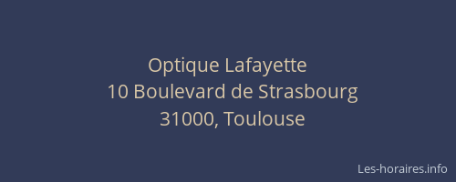 Optique Lafayette