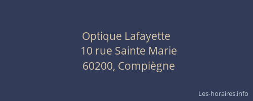 Optique Lafayette