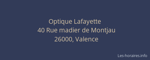 Optique Lafayette