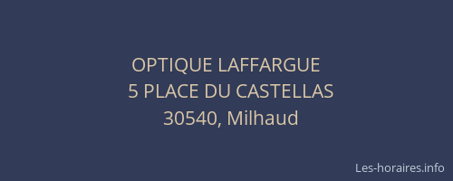 OPTIQUE LAFFARGUE