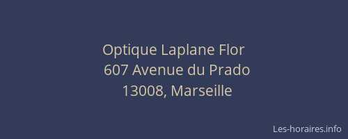 Optique Laplane Flor
