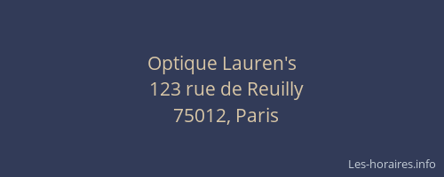 Optique Lauren's