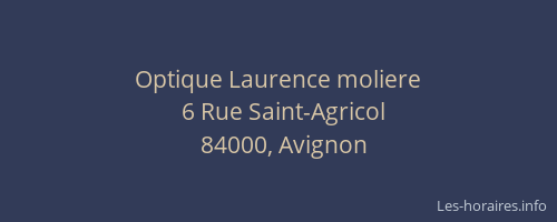Optique Laurence moliere