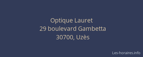 Optique Lauret