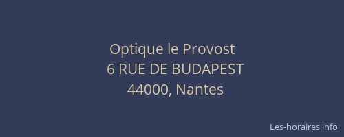 Optique le Provost