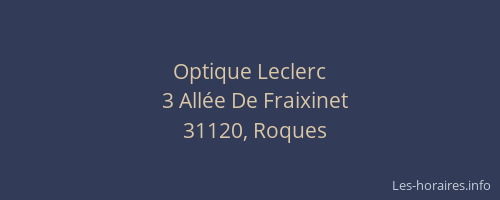 Optique Leclerc