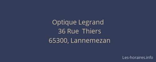 Optique Legrand